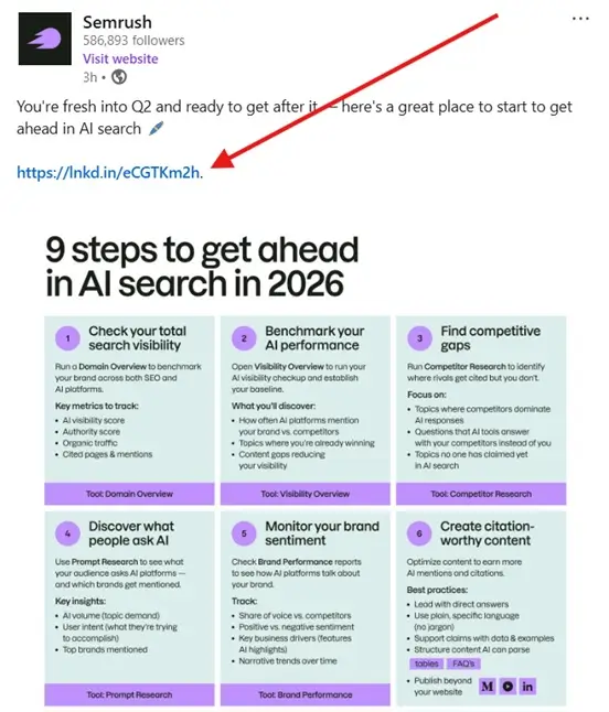 LinkedIn To Increase SaaS Organic Traffic