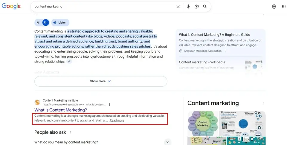 Meta Description Example