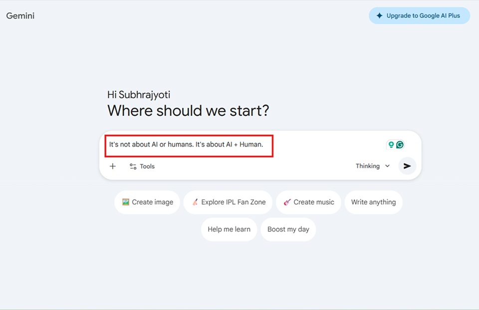 Gemini AI Tool