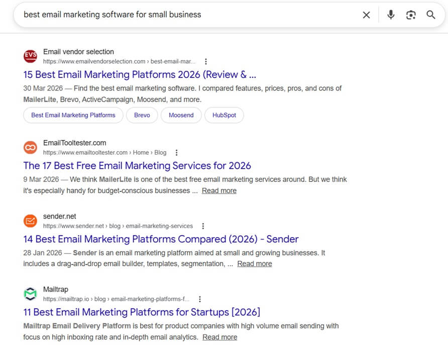 Example Of Transactional Keywords: Best Email Marketing Software For Small Business