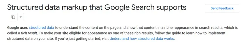 Google About Structured Data