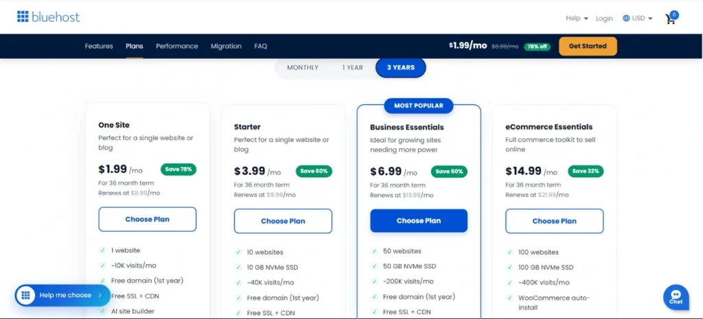Bluehost Web Hosting
